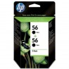 HP 56 / 56 noir, pack de 2 Cartouches au prix le plus bas sur promos-boutique.com