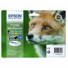 EPSON Multipack Renard T1285 Noir, Cyan, Magenta, Jaune au prix le moins cher sur promos-boutique.com